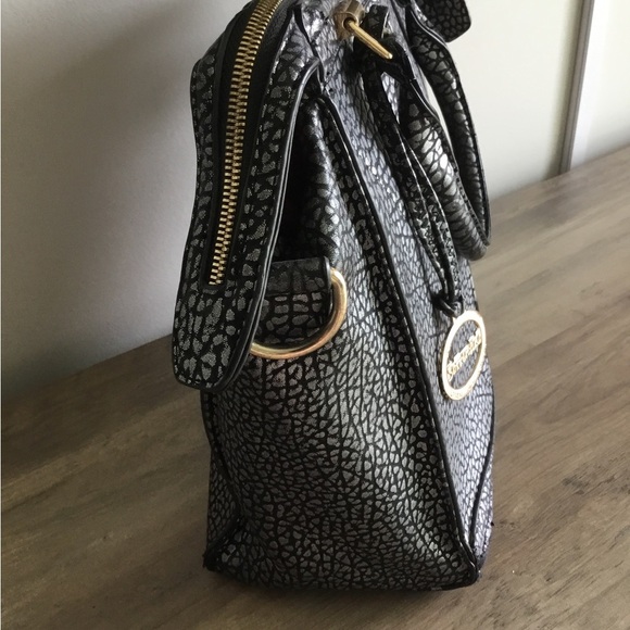 Sorrentino Black and Silver Snakeskin Handbag - Picture 6 of 9